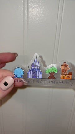 Happiest Place on Earth | Magically-Themed Vinyl Sticker