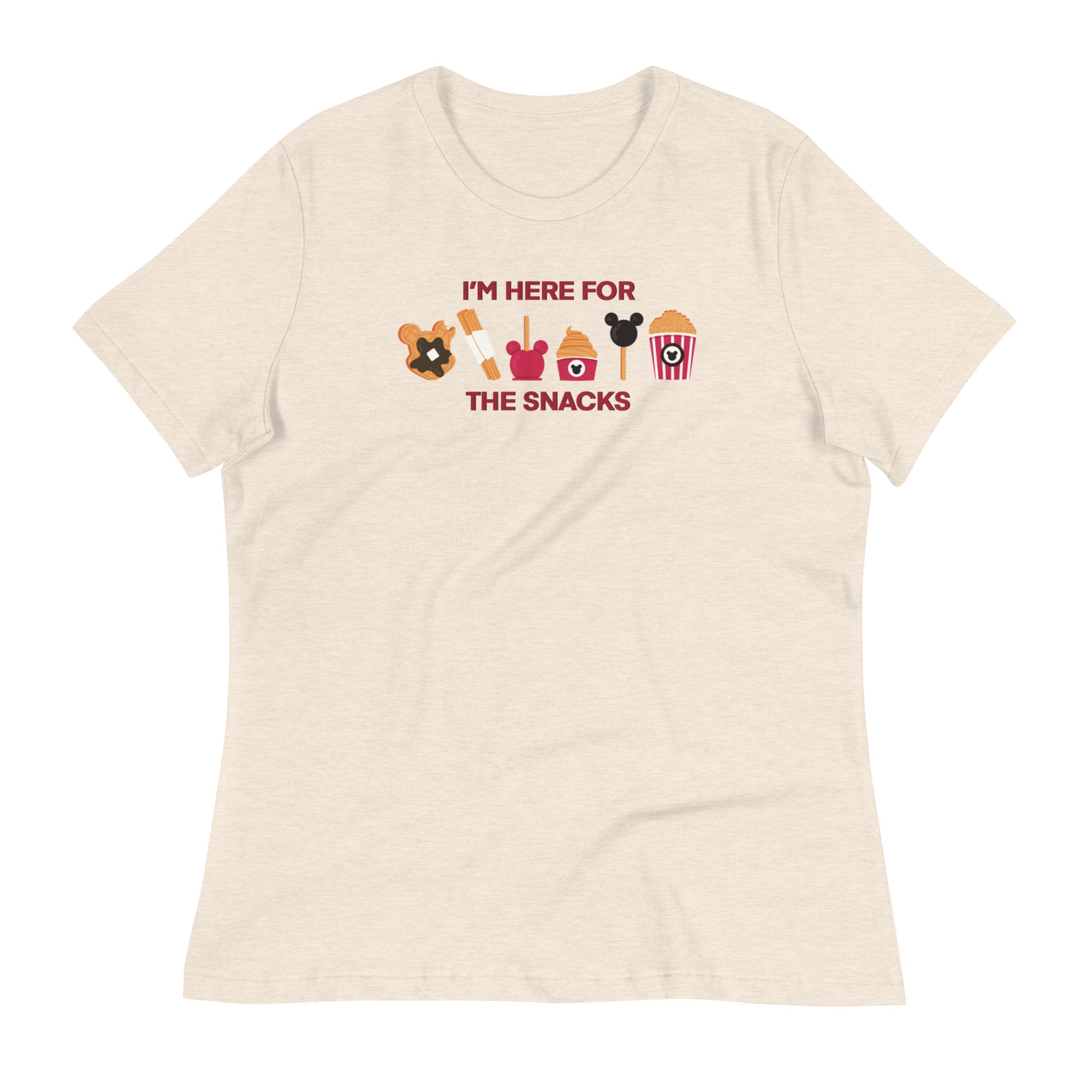 I'm Here for the Snacks | Comfy, Relaxed Tee