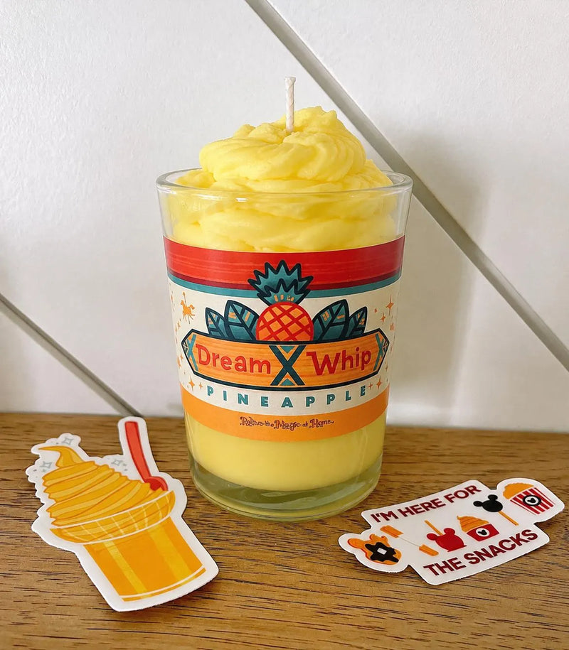 Pineapple Dream Whip Candle – Inspired by the Dole Whip at Disney Parks