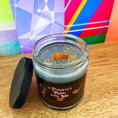 A Pirate's Ride for Me Candle – Inspired by Pirates of The Caribbean – Scent of Murky Water, Cannon Fire & Sweetness