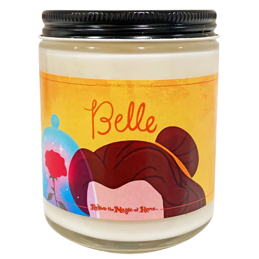 Belle Candle | Inspired by Belle from Beauty & the Beast | Rose Scent