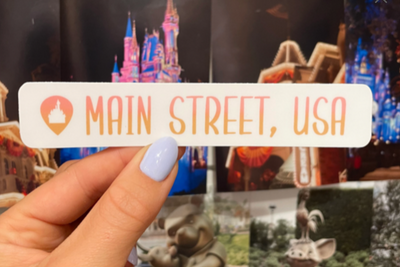 Main Street USA | Magically-Themed Vinyl Sticker