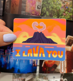 I Lava You, Magically-Themed Vinyl Sticker