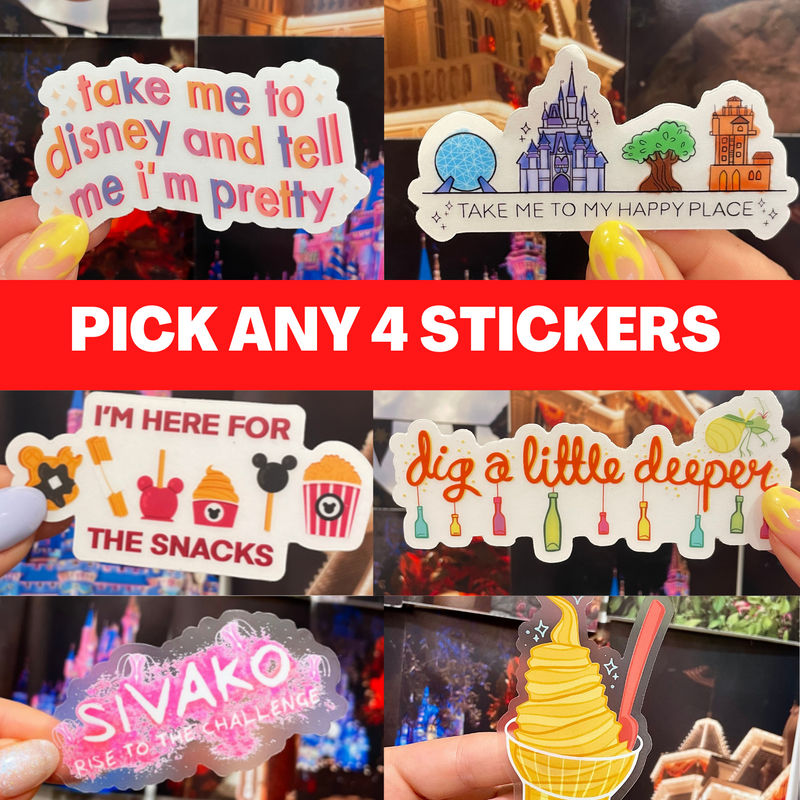 Magically-Themed Sticker Bundle | Flash Sale | 4 for $12