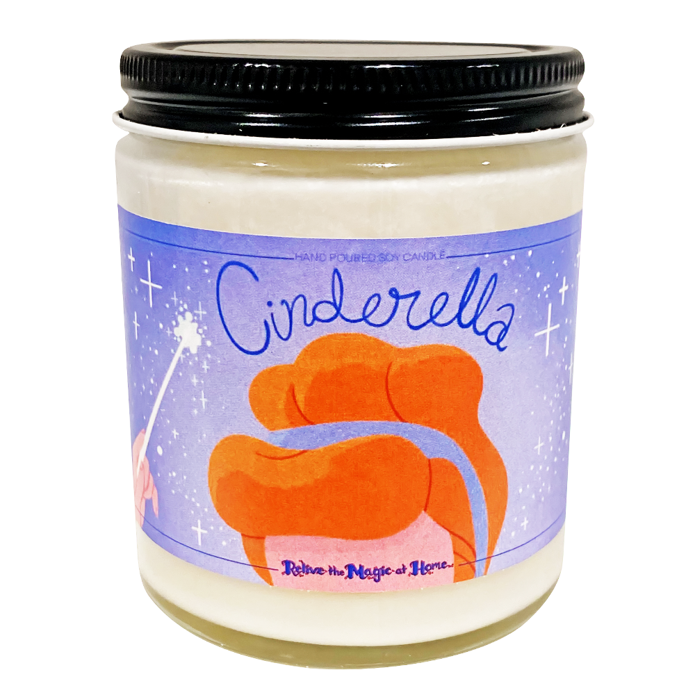 Cinderella Candle | Light, Flowery Scent | Add a Ring Option
