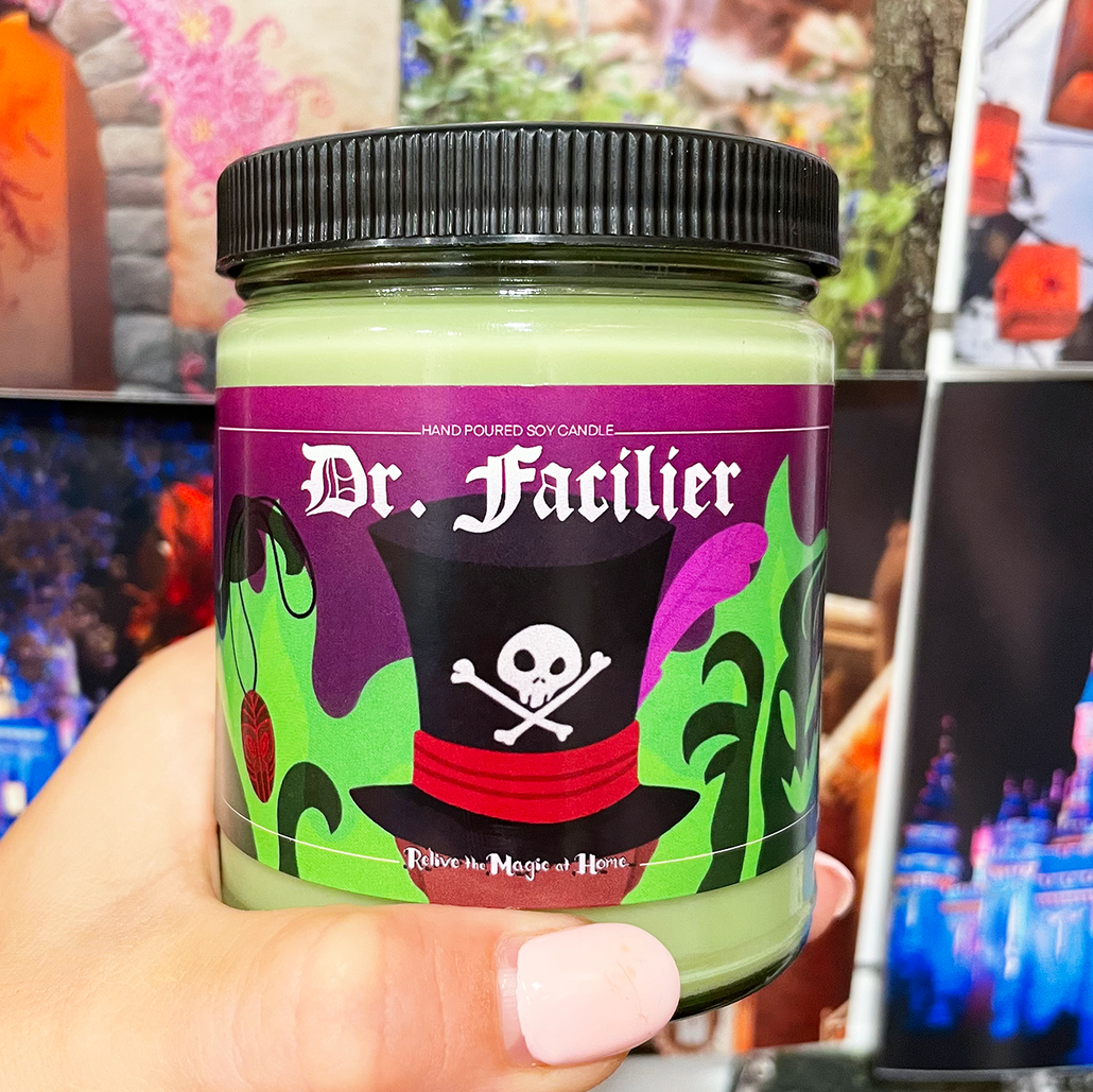 NEW!! Dr. Facilier Candle | Inspired by Princess and the Frog | Black Currant Absinthe