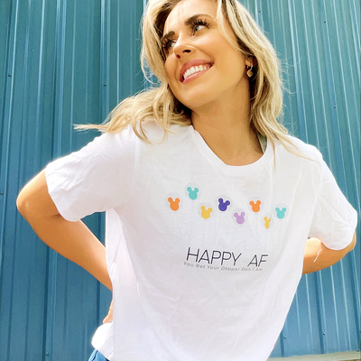 Happy AF, You Bet Your Dapper Dan I Am | Comfy, Relaxed Tee