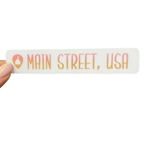 Main Street USA | Magically-Themed Vinyl Sticker