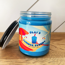 Load image into Gallery viewer, Olaf&#39;s Summer Slushy Candle | Blue Raspberry Slushy
